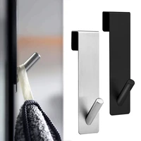 Stainless Steel Over Glass Door Shower Door Back Shower Towel Rack S-Shape Bathroom Bathrobe Hanger Holder Hooks 1