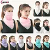 Women Mask Scarf Summer Sun Protection Face Mask Neck Shawl Outdoor Riding Dustproof Running Cycling Ear Hangers Chiffon Scarf 3