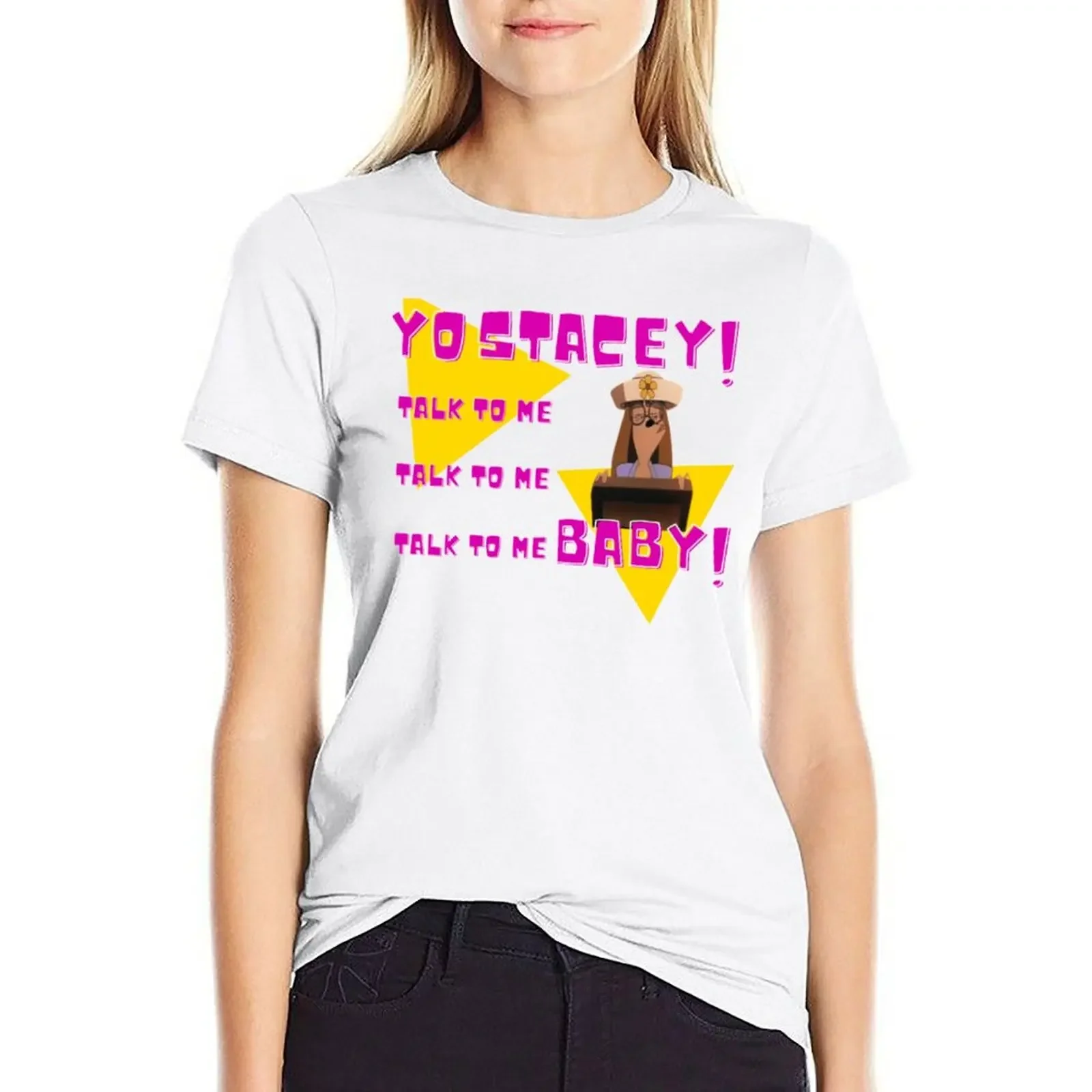 Yo Stacey! T-shirt summer tops lady clothes tshirts woman