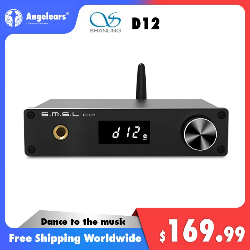 

SMSL D12 Ak4493s Dac усилитель для наушников 6,35 мм выход Bluetooth 5,0 Dsd512 32-бит 768 кгц для Ps5 Switch поддержка MQA