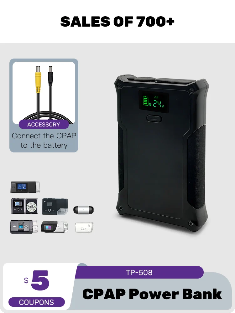 38000mAhUSBC60WLaptopCPAPBatteryBackupPowerBankforResMedS9