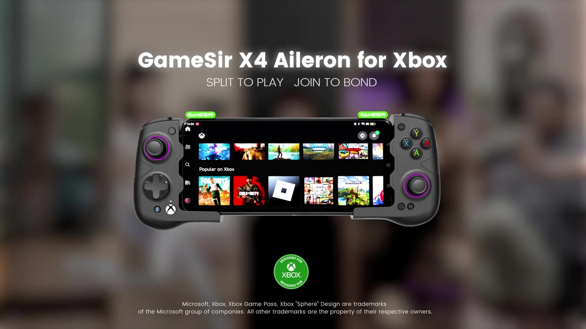 GameSir X4 Aileron Bluetoothモバイルフォンゲームパッド Xbox認証