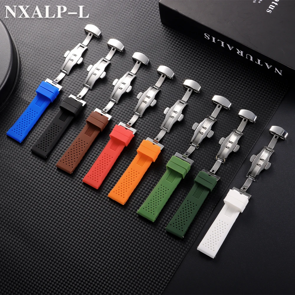 Breathable Silicone Quick Release Universal Watch Strap - Elegant Wristband