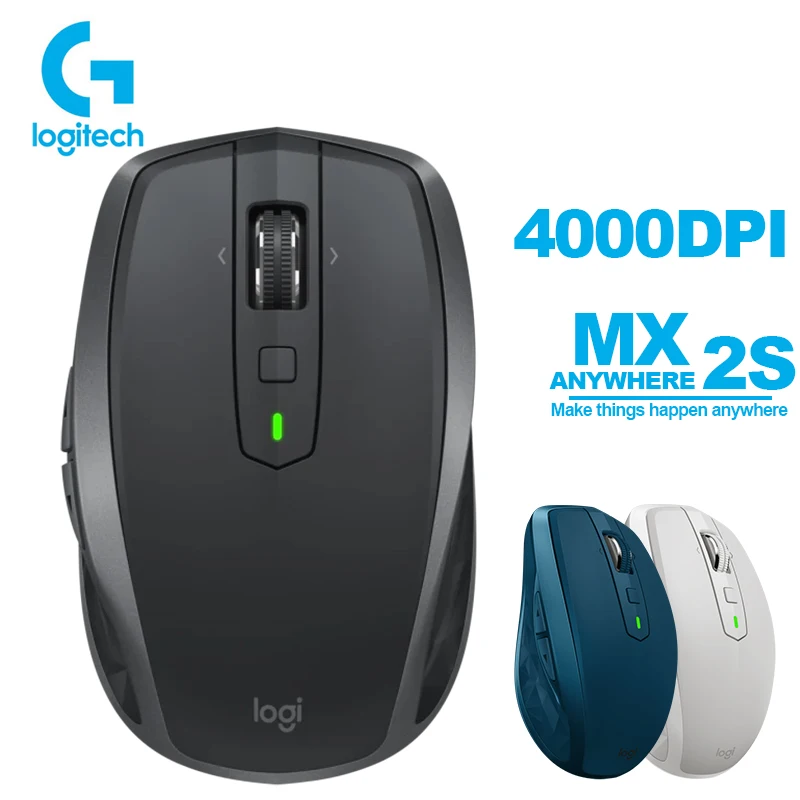 

Logitech MX Anywhere 2S Wireless Mouse with 4000DPI Easy-Switch Technology Unifying Receiver for Windows Mac OS iPad OS