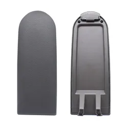 Premium Leather Car Armrest Cover Latch Lid Protector (GRAY)