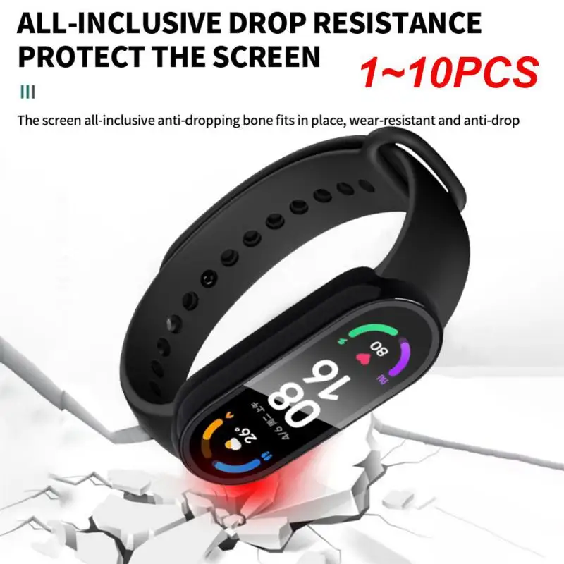 

1 ~ 10 шт., полная защита для Mi Band 7 6 5 4 3
