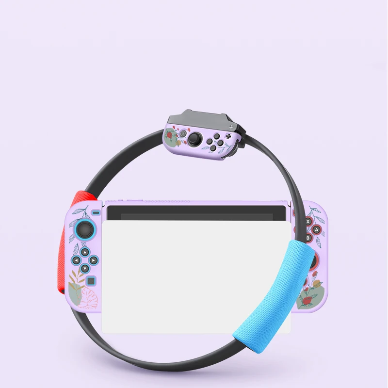 스위치 Oled 용 다양한 녹색 식물 보호 케이스, Nintendo 스위치 콘솔 용 소프트 TPU 슬림 커버, NS 게임 액세서리