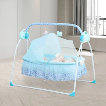[Automatic Baby Swing] 1 Automatic Baby Swing with Music & Mosquito Net - for Infants 1