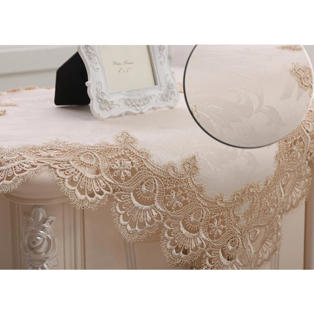Water soluble lace lace lace tablecloth, tea table cloth, living room, dining room tablecloth, tablecloth size and color_voghion.com