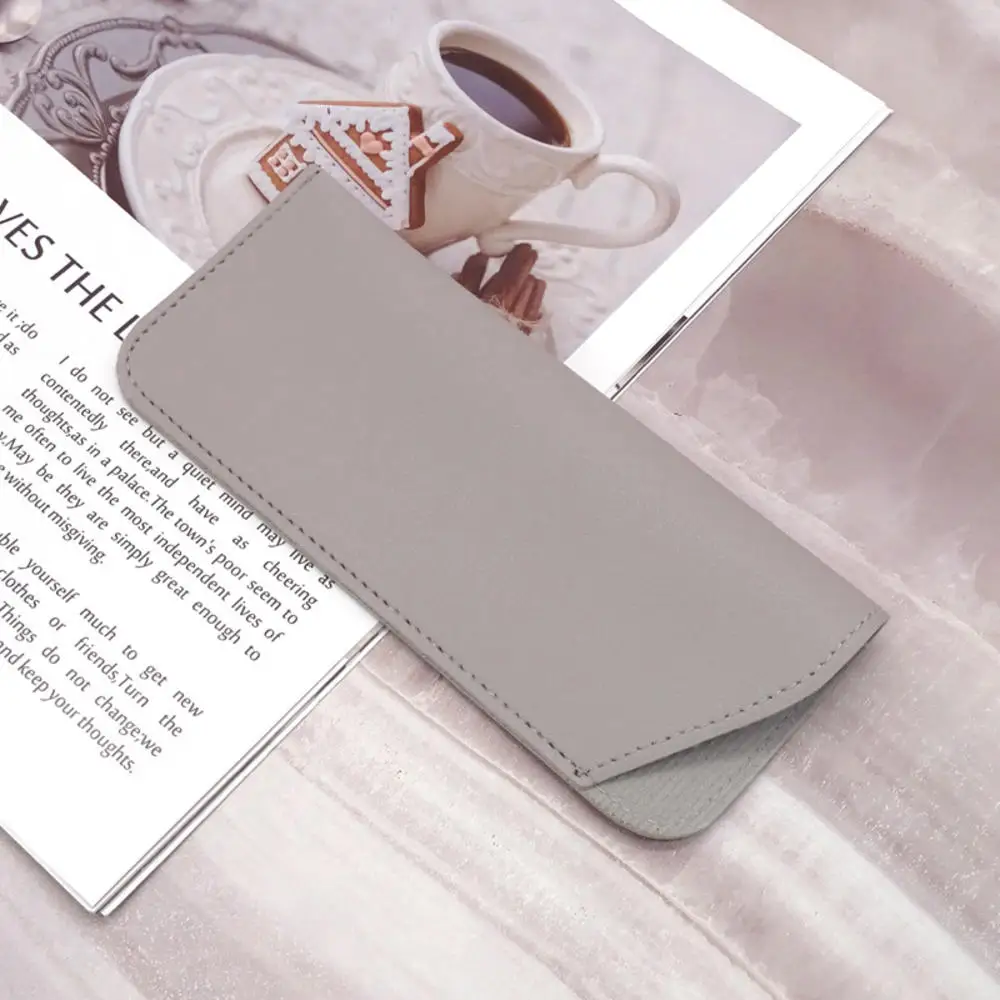 Lychee Pattern Water-Resistant PU Leather Eyewear Case - Durable & Easy to Maintain