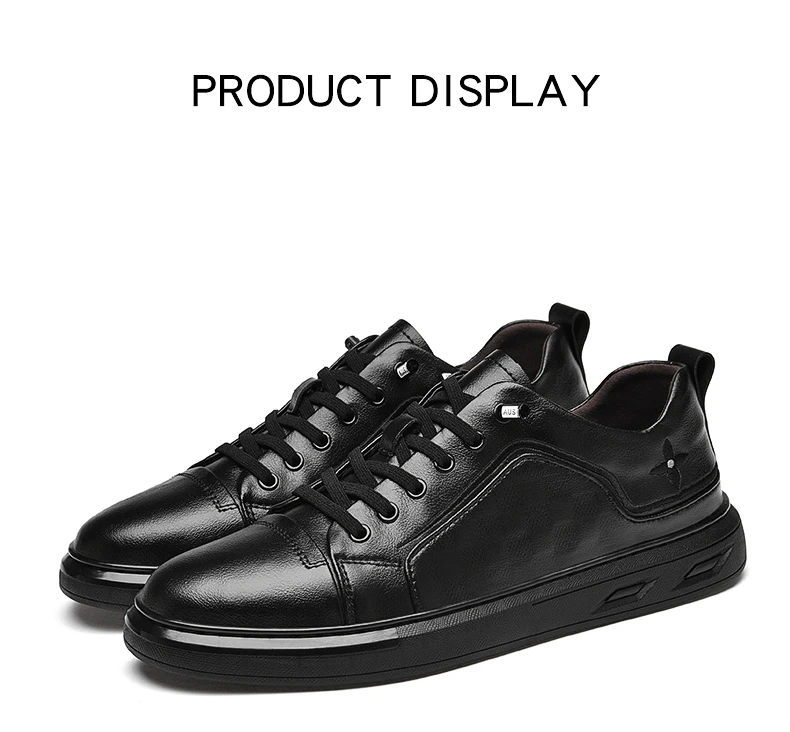 Echtes Leder Höhe Zunehmende Männer Schuhe Italienische Designer Casual Schuhe Outdoor SkateBoard Wohnungen Lift Turnschuhe Aufzug Sport – Detail 25