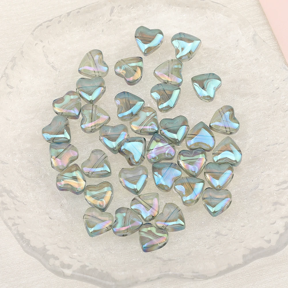Cordial Design Crystal Material/Jewelry Findings & Components/AB Plating/Hand Made Beads/Heart Shape/DIY Beads Making - cordial