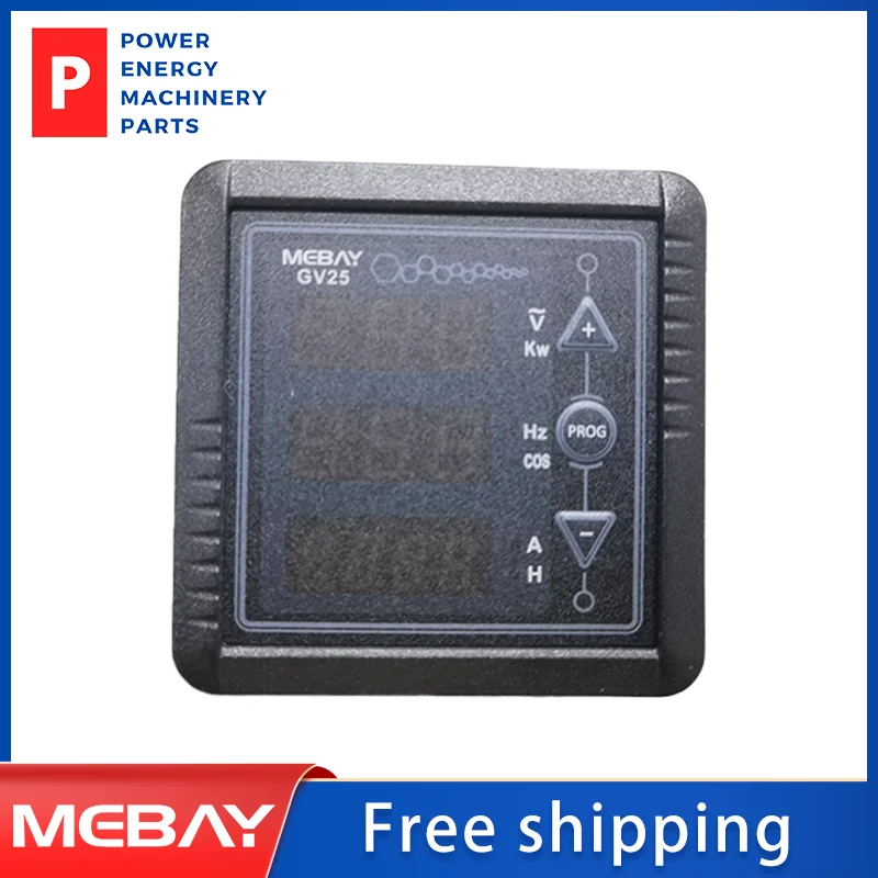 

Mebay Current GV25 MKII GV25L MKII Original Generator Digital Meter Voltage Frequency Tester Display 110V 220V MK2