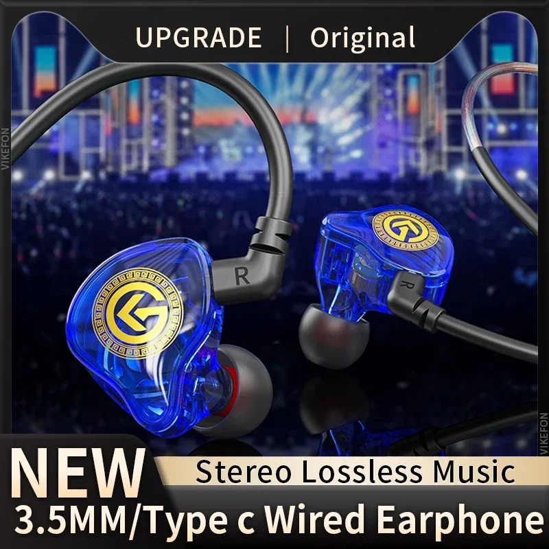 Wired In-Ear Earphones with Mic 3.5mm Type-C Headset - Image 6