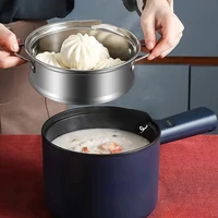 Mini Electric Cooker Multi-Function All-In-One Pot Double Layer Household Noodle Cooker Non-Stick Hot Pot Kitchen Tool 1
