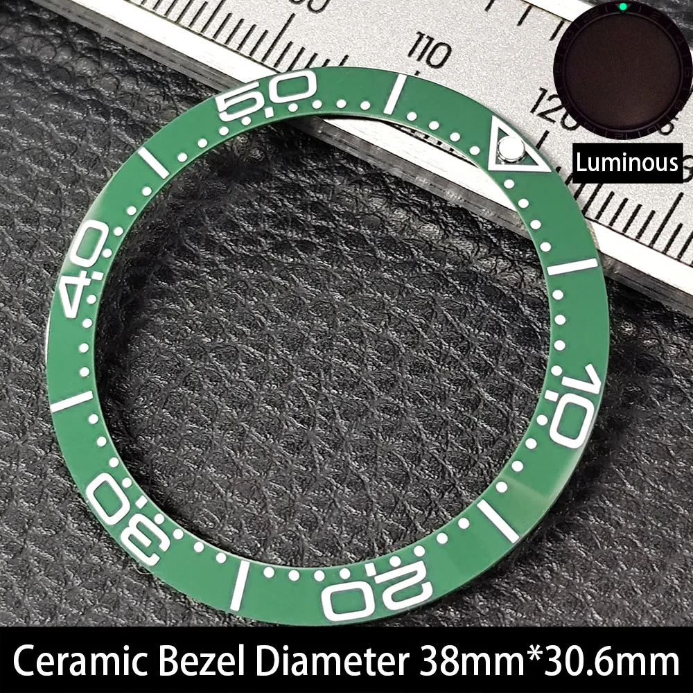 Elegant 38mm Ceramic Bezel Insert