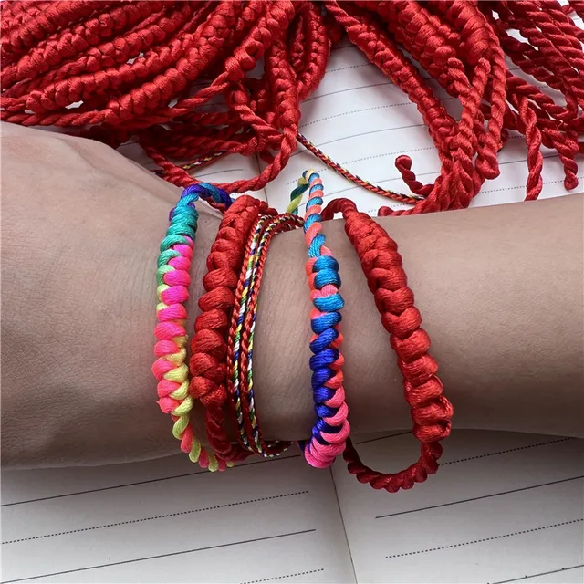 10-20pcs Fashion Lucky Mixed Color Red Thread String Multi