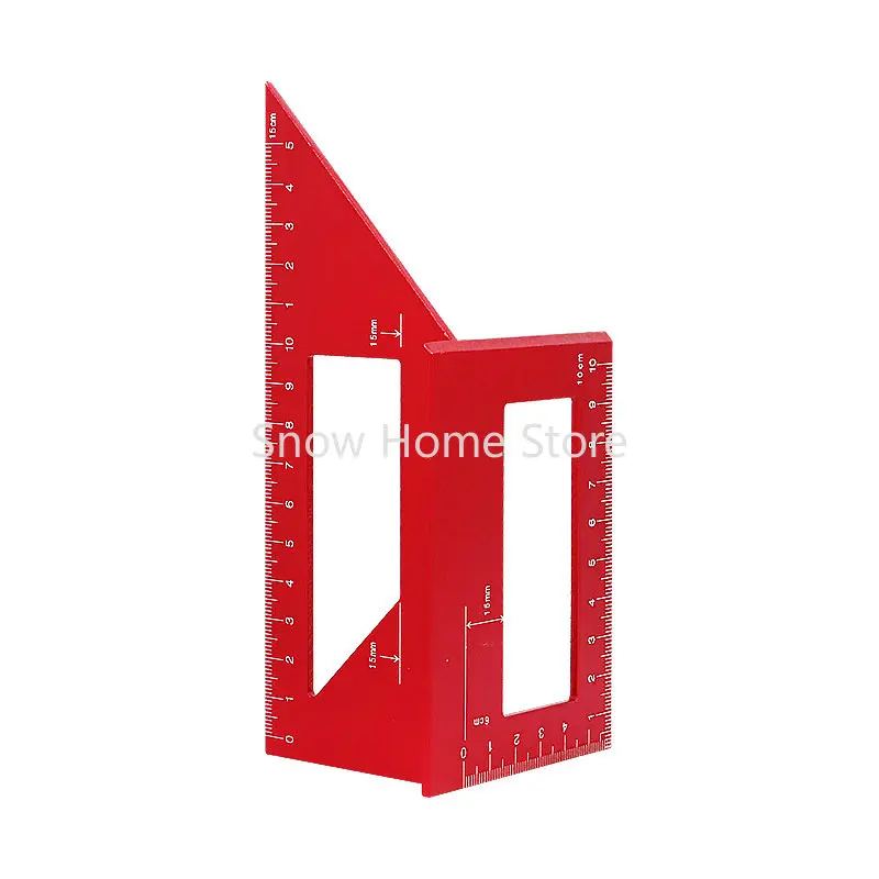 Carpenter's Angle Ruler, Triangle Ruler, 45 Degree Oblique Angle, 90 Degree  Right Angle Marking Ruler, Drawing Line Gauge Tool - AliExpress