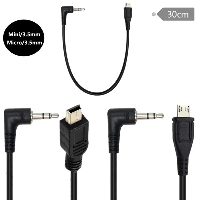 

USB Micro Android Interface To DC3.5 Audio Connection Cable Mini 5P Mini 5P To 3.5mm Connection Cable