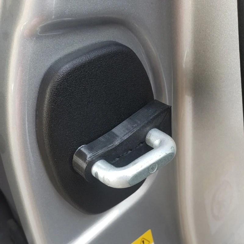 Upgrades Car Door Lock Dampers Rubber Door Lock Silencers set Simple Installation Soundproofing Cushions for Vehicles Car Door Lock Damper