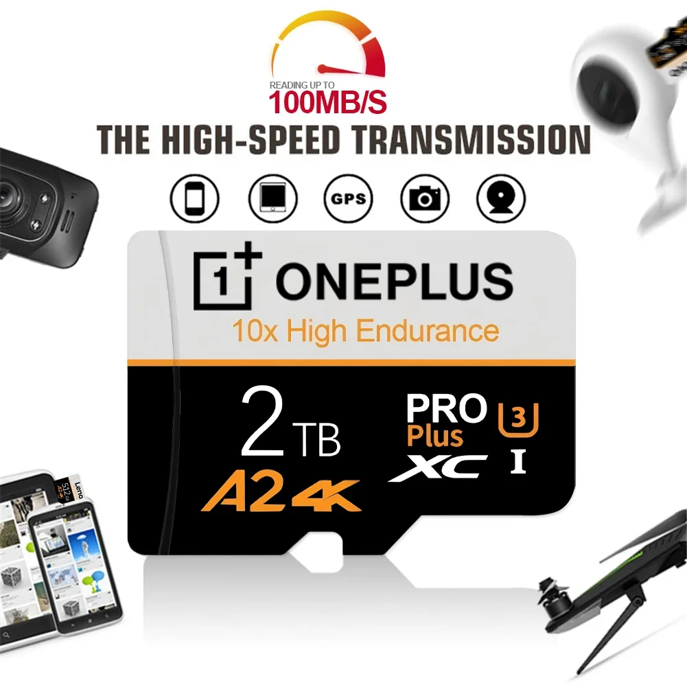 원플러스 2TB 메모리 카드 1TB 메모리 카드 512GB TF SD 카드 대용량 플래시 카드 플래시 드라이브 PC/폰/맥/카메라용 2026 신제품