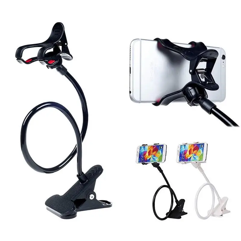 Universal Lazy Bracket Mobile Phone Holder Gooseneck Phone Holder Flexible Lazy Arm Phone Mount Versatile Long Arm Clip Clamp