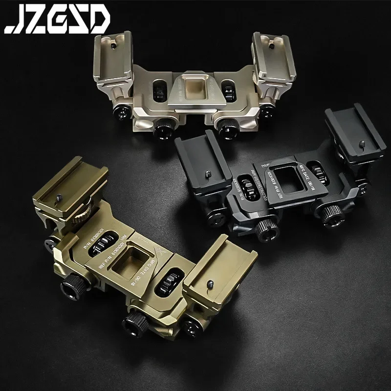 HAMGEEK KVC Bridge RQE universel double pont Stent NVG Mount binoculaire lunettes de Vision nocturne pour PVS14 PVS18 MUM DVO MINI-NSEAS  44