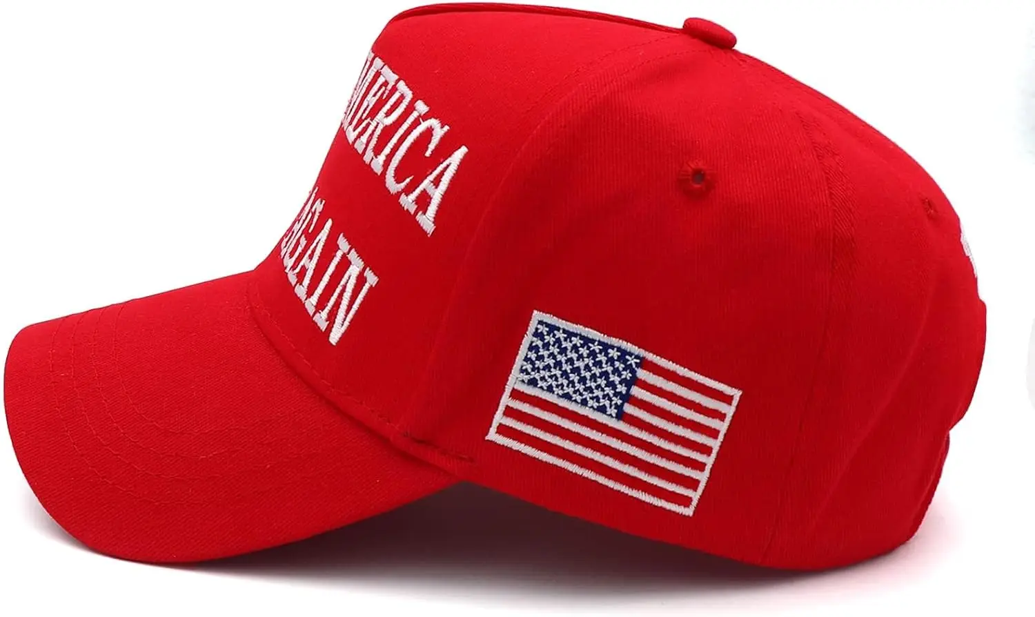 MAGA Hat Trump Hat Embroidered Make America Great Again Slogan with USA Flag Cap Trump Merchandise for Women Men