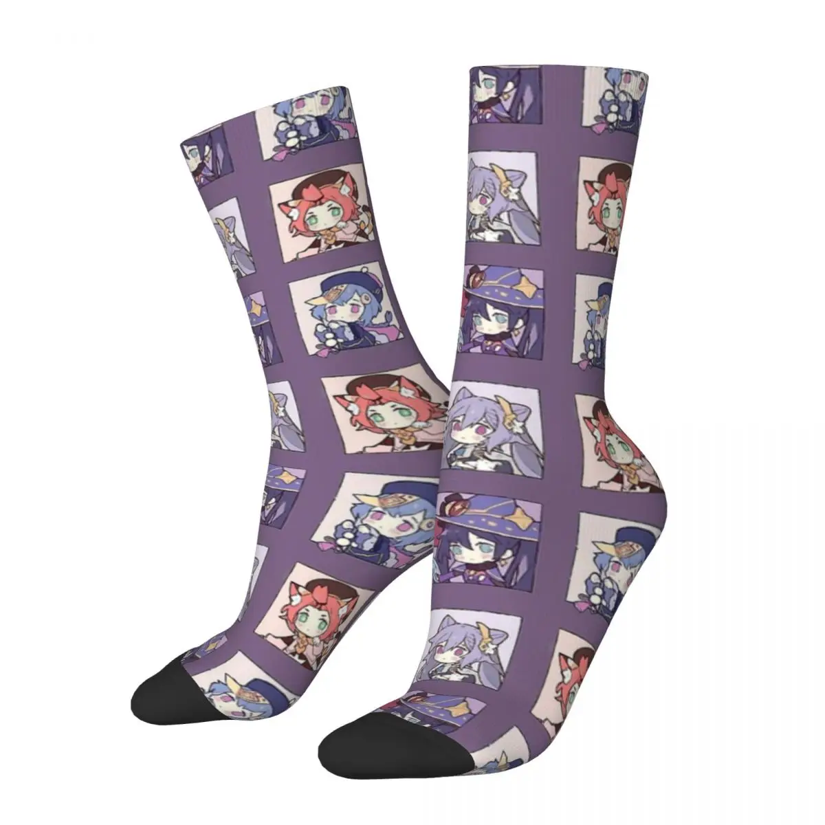 

Genshin Impact Chibi Assemble VOL 2.0 genshin Unisex Winter Socks Cycling Happy Socks street style Crazy Sock