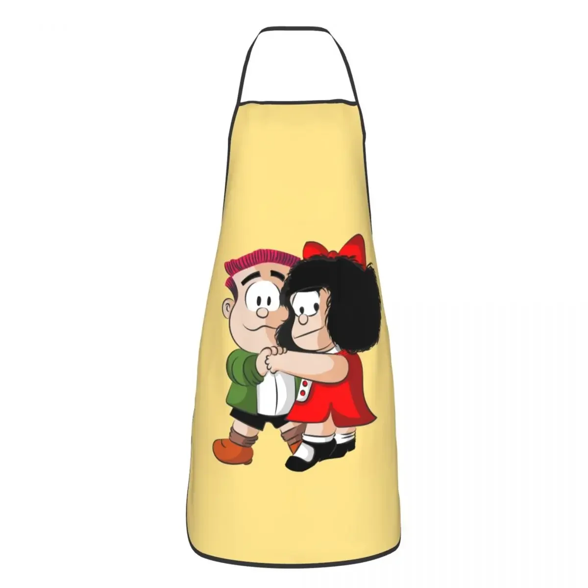 Фартук Mafalda и Manolito для женщин и мужчин, унисекс, нагрудник Quino, Аргентина, мультфильм, кухня, фартук, кухня, шеф-повар, выпечка