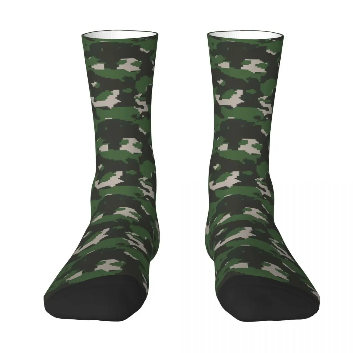 

American Flag USA Camo Camouflage Military Sock Socks Men Women Polyester Stockings Customizable Hip Hop