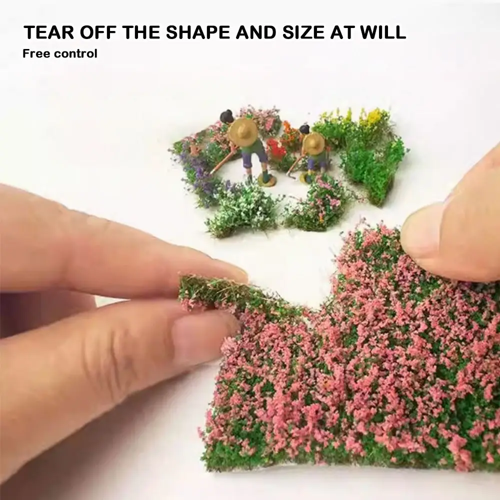 DIY Simulated Flower Clusters Handmade Miniature Sand Tables Building Models Materials Yard Building Layout Simulated Lawn