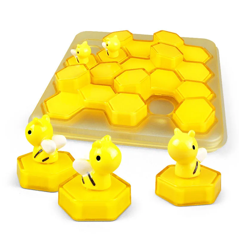 Kids Bee Puzzle Board Game Educational Parent-child Interactive Breakthrough Logic Thinking Traning Toys Party Strategy Game