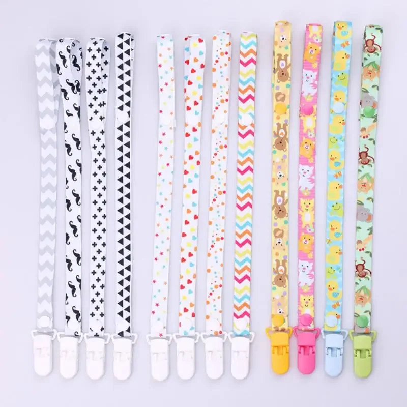 Baby Pacifier Clip Pacifier Anti-lost Chain Dummy Clip Newborn Teething Soother Chew Soother Clips Baby Teether Toy Items
