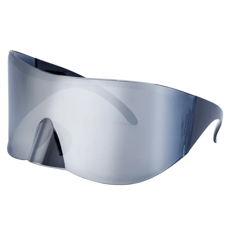 Oversized Rectangle Mask Sunglasses Women Big Frame 2025 New Fashion Punk Goggle Sun Glasses For Men Shield Eyewear Gafas De Sol