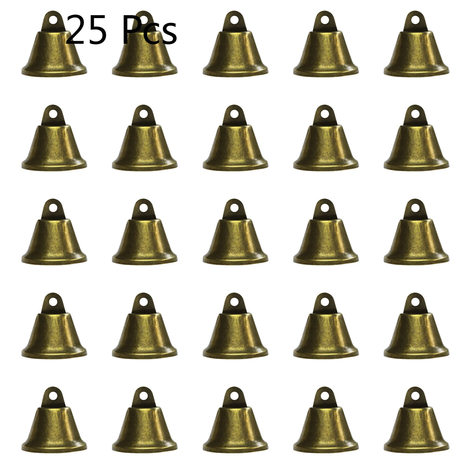 Vintage Bronze Jingle Bells Craft Bells 38mm / 1.5 Inch for Dog Potty  Training, Housebreaking, Wind Chimes, Christmas Bell (25 Pieces)