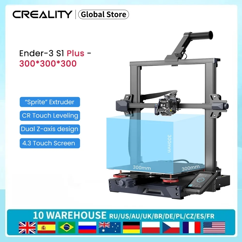 New Creality 3D Printer Ender-3 S1 Pro Ender-3 S1 Plus Ender-3 V2 Neo  CR-touch Auto-Leveling Ender-3 Series FDM Impresora 3d - AliExpress