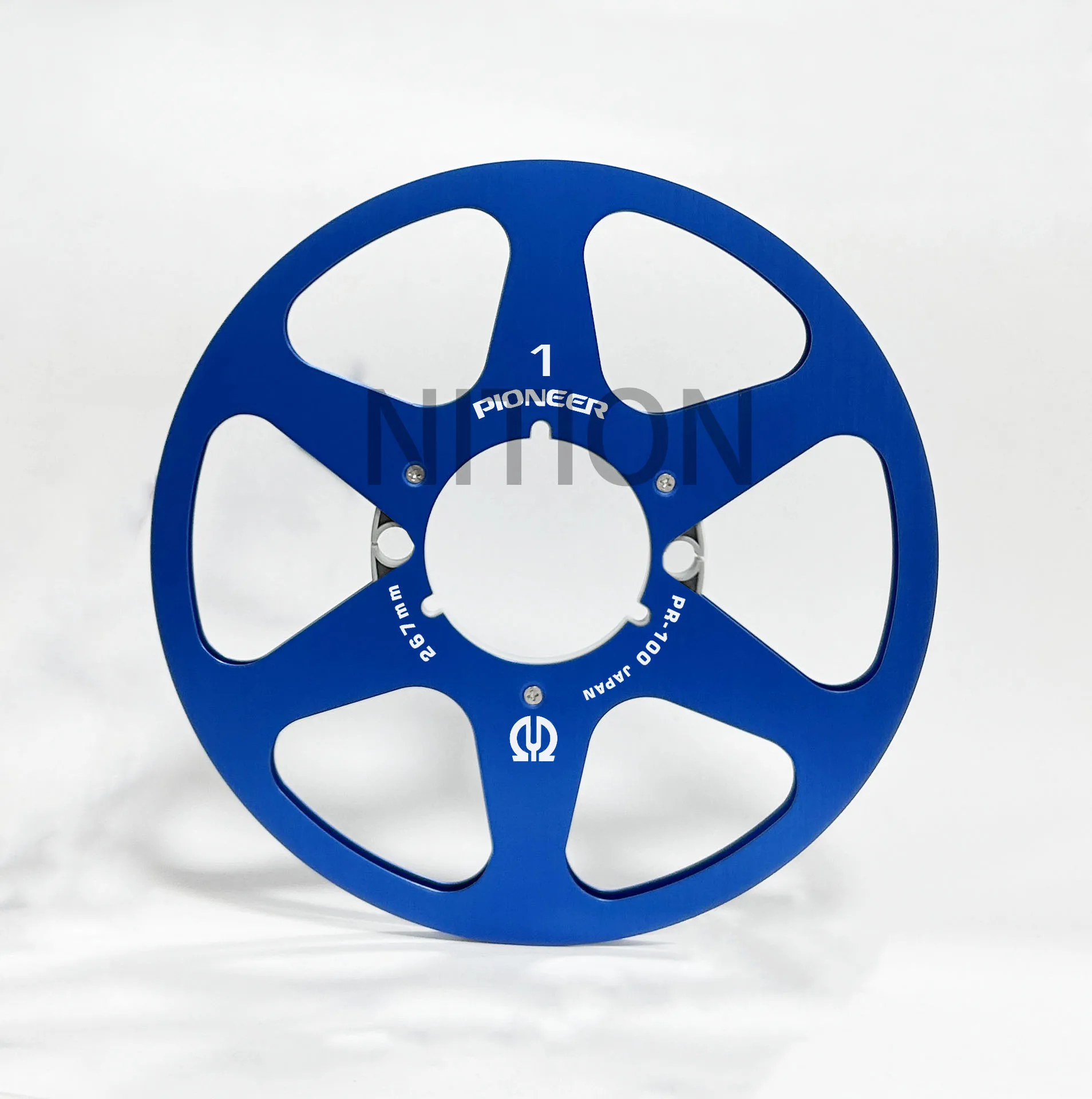 새로운 아날로그 오디오 10.5 X ¼ 금속 테이프 릴 -NAB 허브 오픈 릴 오디오 알루미늄 테이크업 릴(Pioneer 제작)