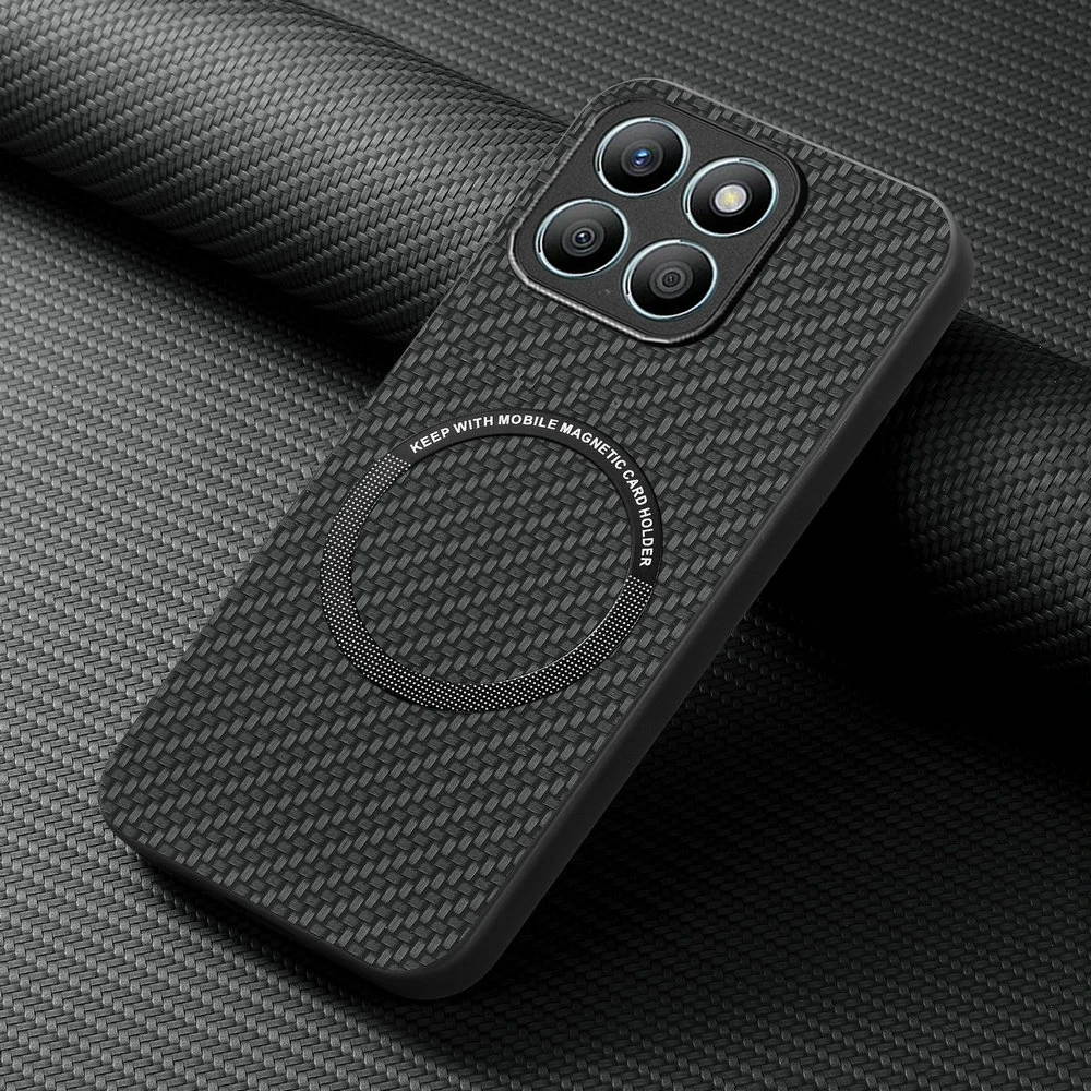 Luxury Magnetic Leather Back Case with Edge Protection