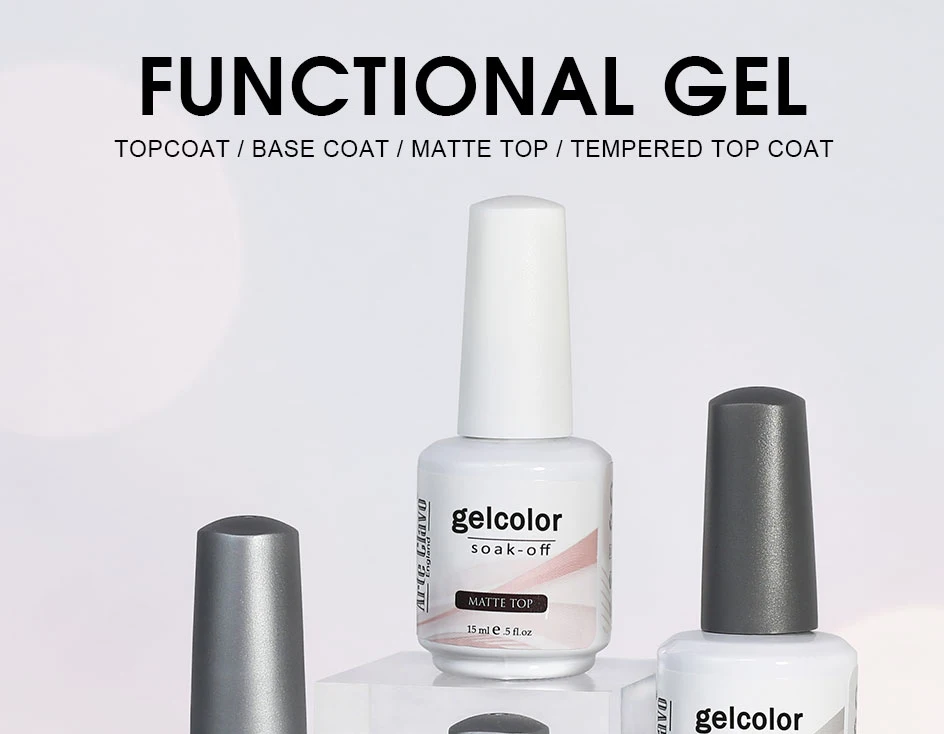 Description Picture 4 of itemArte Clavo 15ml Super Top Coat Gel Nail Polish Base Gel Matte Top Coat Semi-Permanent Varnish Soak Off Nail Art Functional Gel