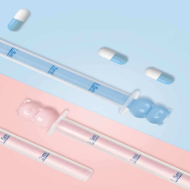 Children Medicines Device Baby Squeeze Drug Feeder medicine feeder with Scale Anti Choking Syringe Type Newborn Safe Medicine Dispenser
