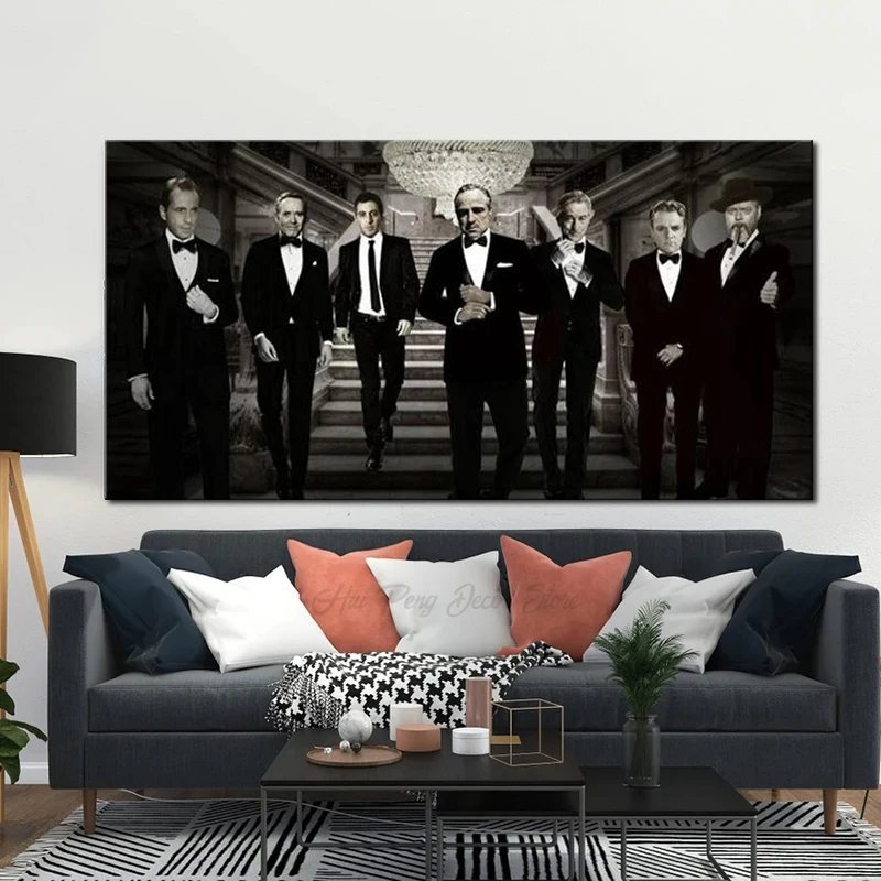 Godfather Poster Classic Movie Canvas Paintings Cool Posters And Prints