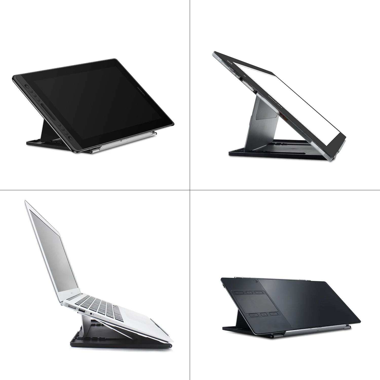 Huion St200 Suporte de Monitor Ajustável para 1015.6 Polegada Comprimidos Portátil Metal Multi-ângulo Suporte para Notebook Portátil Caneta Display Almofada de Luz Mesa Digitalizadora Kamvas 12 13 16 Kamvas Pro 13 - Imagem 6