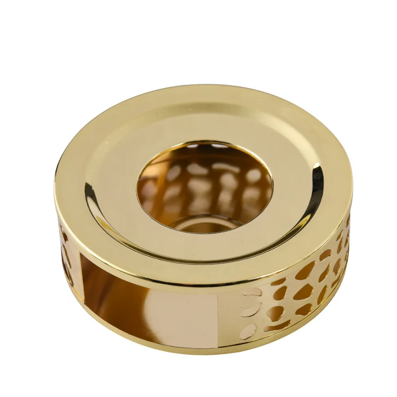 Stainless Steel Heating Base Heater Teapot Warmer Heater Warming with Tealight Holder Warmers Metal