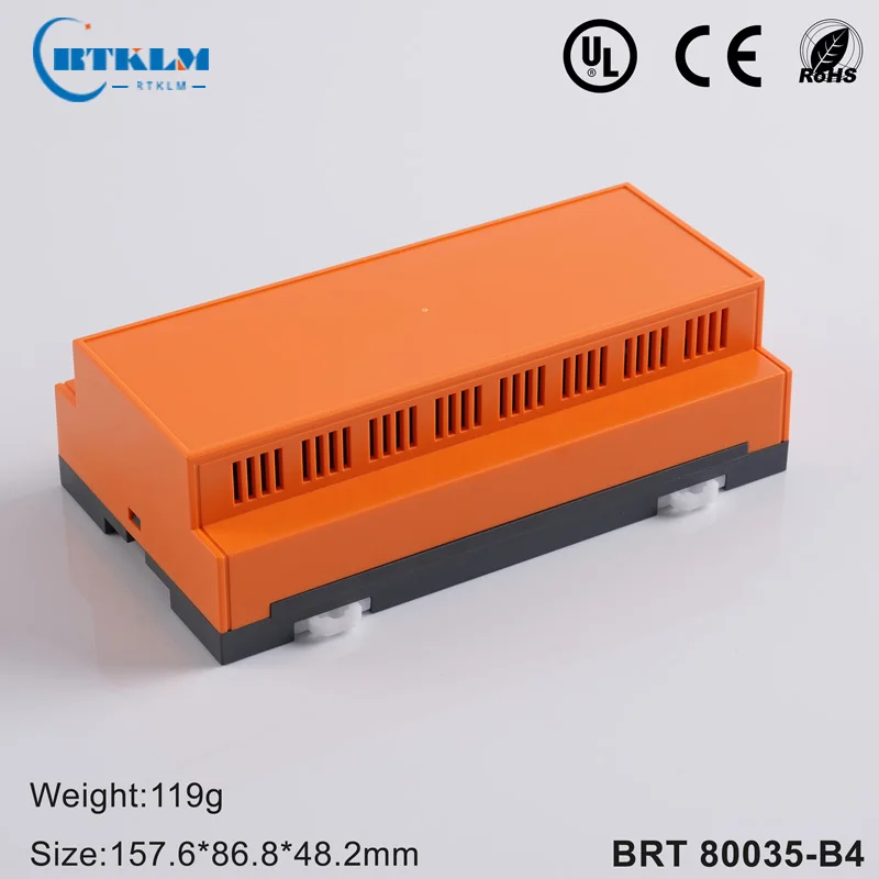 Drahtverbindungsbox DIY Instrumentenkoffer Projektgehäuse für Elektronik Din-Schienenbox 157,6 * 86,8 * 48,2 mm – Detail 23