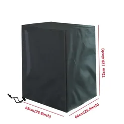 Outdoor Stacked Chair Dust Cover Bag - High-Quality Waterproof Furniture Protector (68x68x72cm)