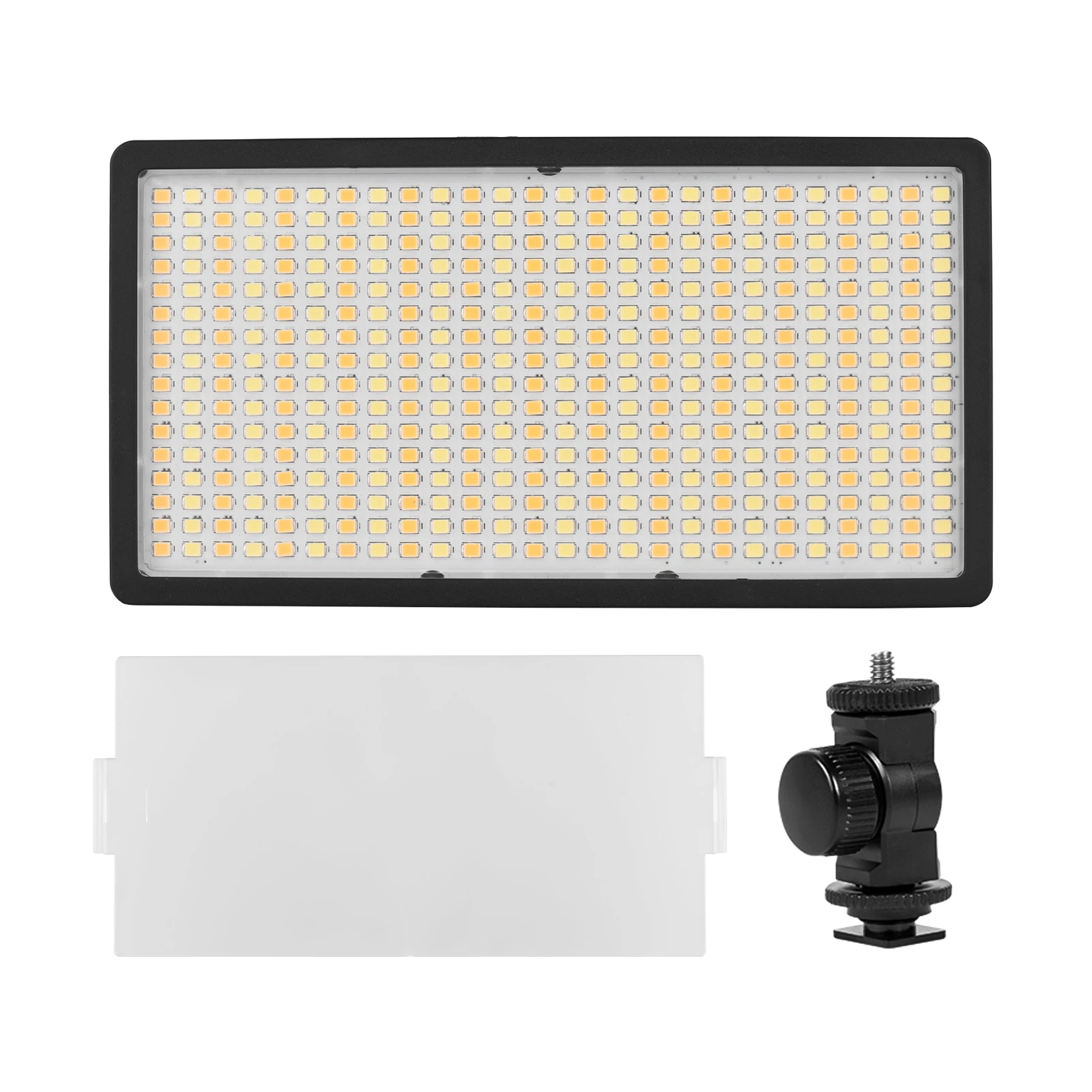 LED-416 LED Video Light Professional On-Camera Photography Light Panel 416PCS Bright Beads Adjustable Bi-Color Temperature fill light led par light