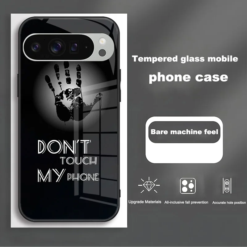 Luxury Tempered Glass Phone Case Cover with Enhanced Protection