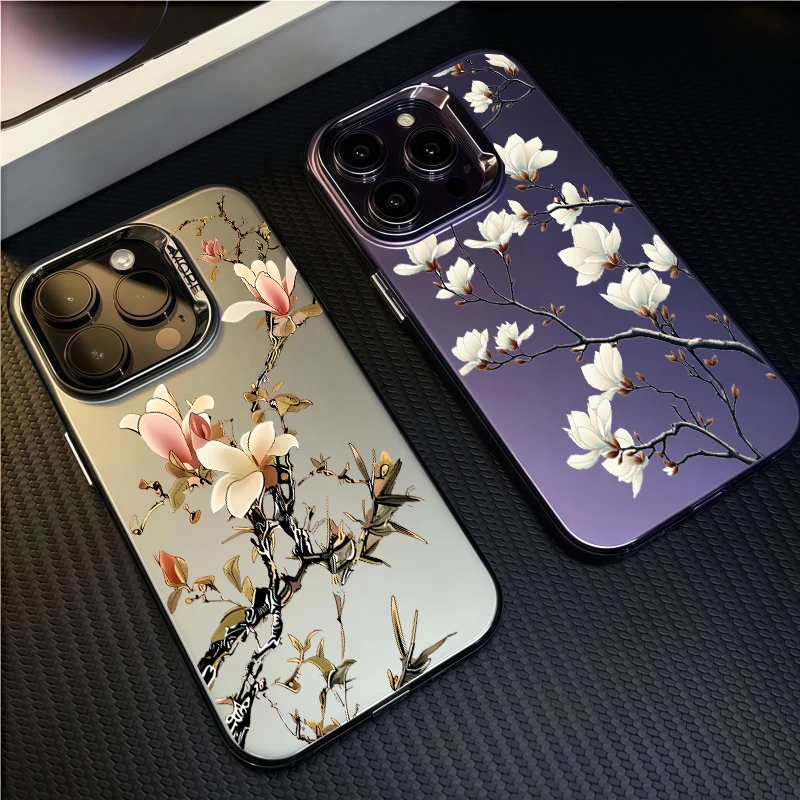 Charming Magnolia Flower Phone Case Cover