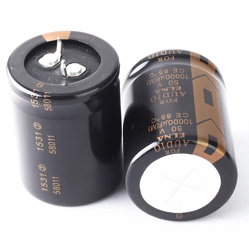2 Pezzi Nuovo Elna Per Audio 50V10000Uf 30X40 Serie Las Supercondensatore La5 50V 10000Uf Hifi Per Amplificatore Filtro 10000Uf/50V
